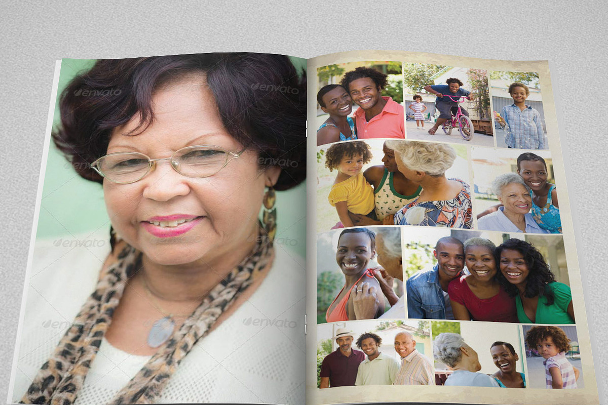 Watercolor Funeral Program Template, a Templates & Theme by Godserv Designs (Photo 3 of 6)