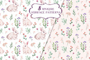 SALE! Fluffy Creatures - Watercolor, a Decorative Illustration by Irina Diasli (Thumbnail 10 of 15)