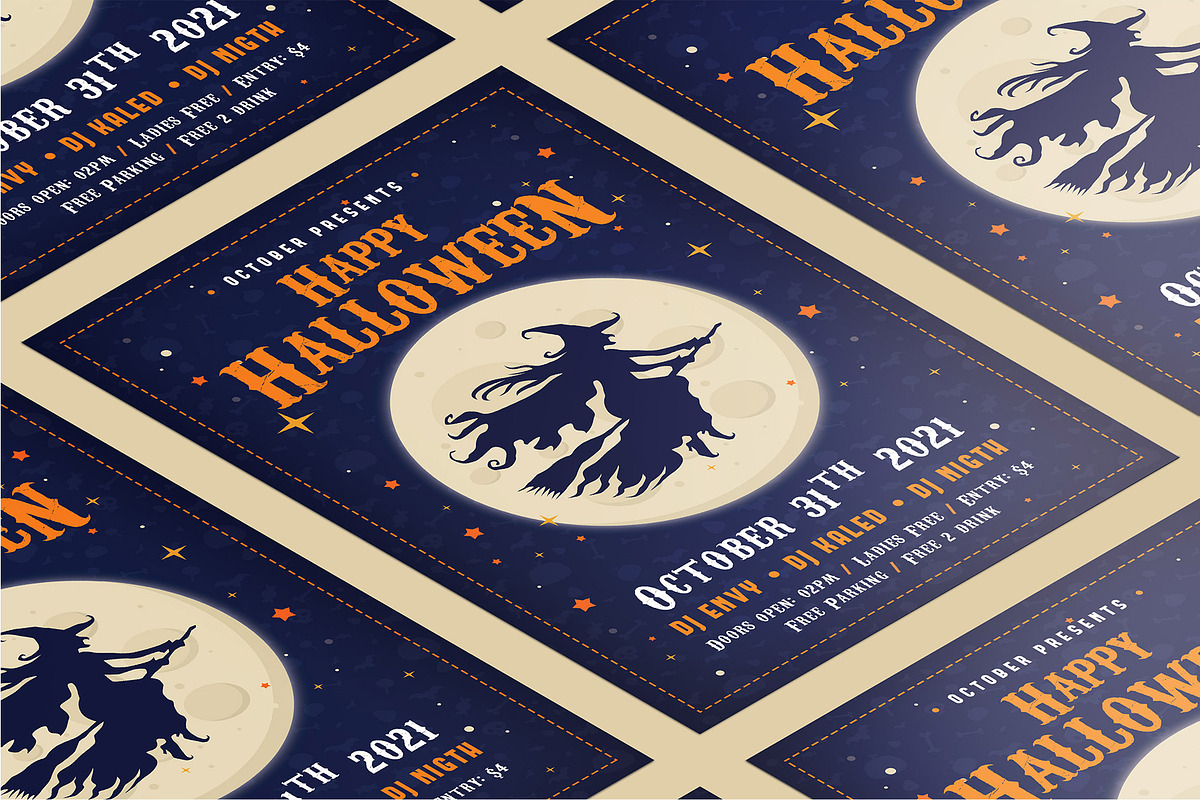 Halloween Event Flyer, a Flyer Template by Rafoz (Photo 3 of 3)
