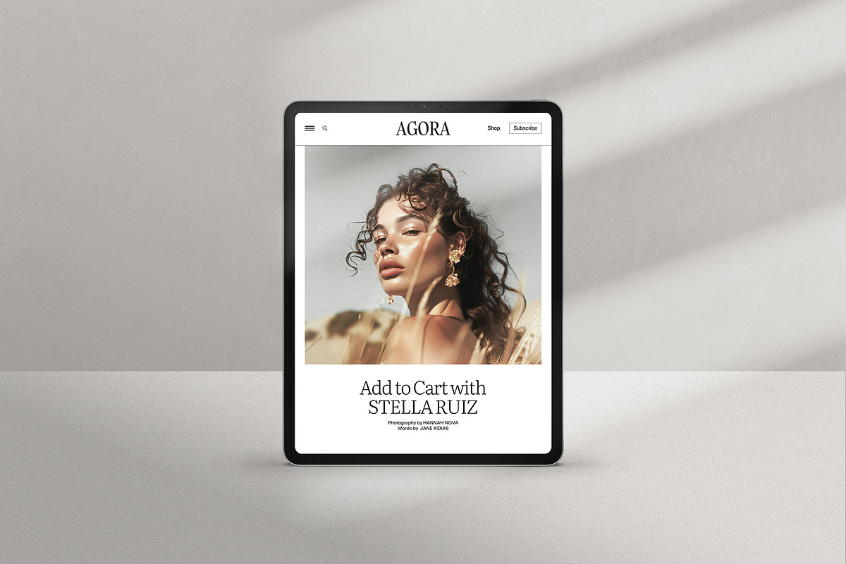 AGORA / Devices Mockups, an iPad Mockup by Studio Dara (Photo 8 of 16)