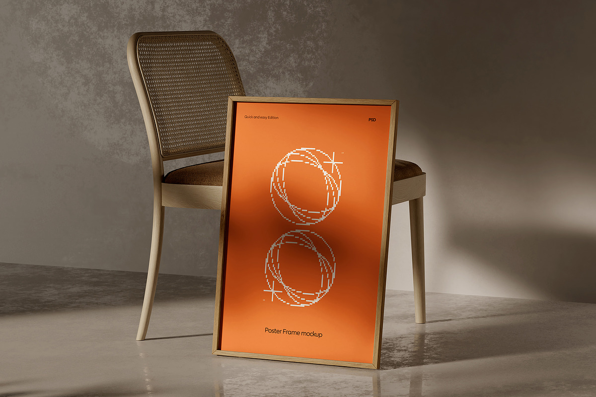 Poster Mockup Aesthetic, a Mockup by Croma Studio (Photo 3 of 6)