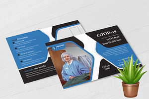 Virus Campaign Postcard Template