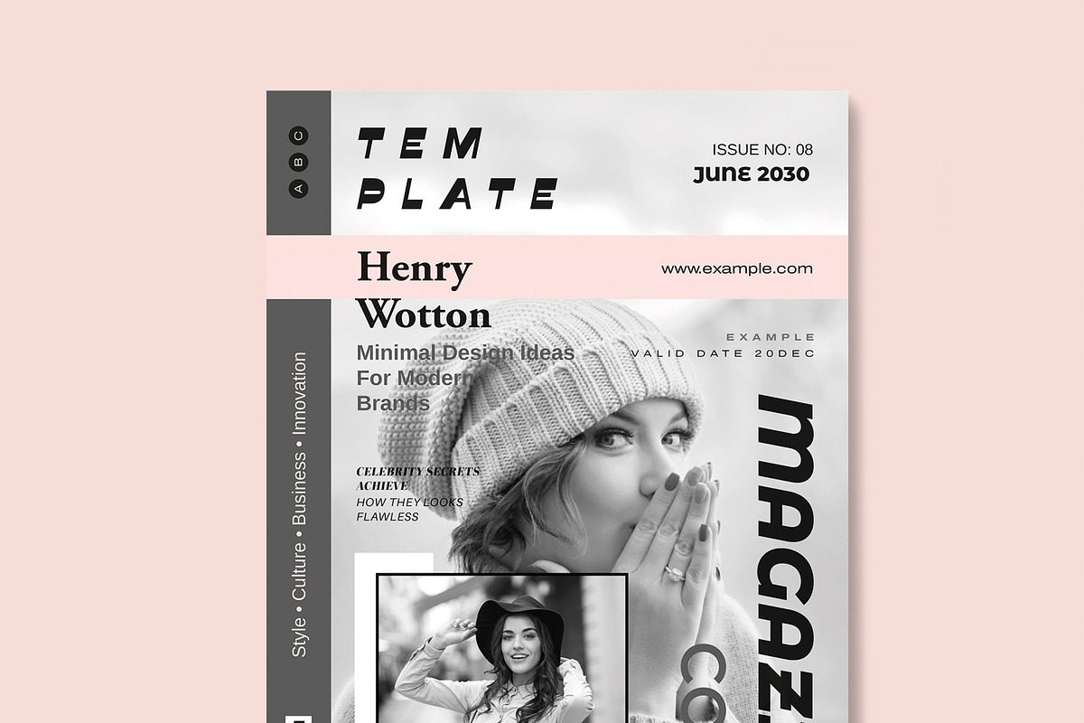 Magazine Cover Template, a Magazine Template by MightyDesign (Photo 4 of 8)