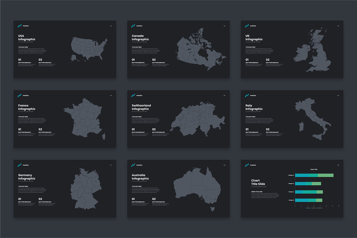 Metrics Infographic Powerpoint, a Presentation Template by Reshapely (Photo 9 of 11)