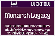 Vanguard Legend font, a Serif Font by weknow (Thumbnail 2 of 8)