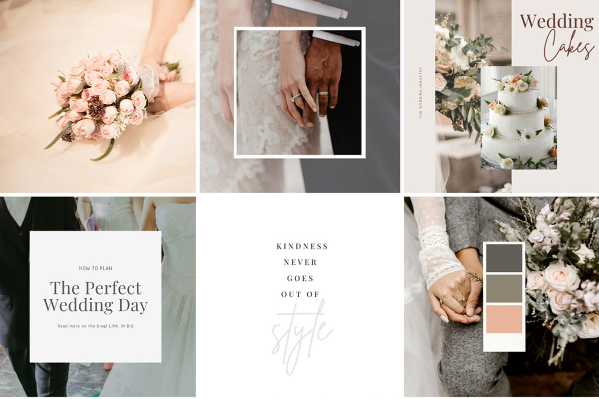 Wedding Industry Instagram Templates, a Device Mockup by Starline Creative (Photo 2 of 5)