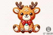 Christmas Clip'art PNG, an Illustration by Designking (Thumbnail 1 of 4)