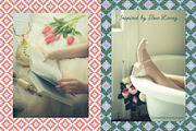 Cross Stitched - Frames & Letters, a Decorative Illustration by Essentially Nomadic (Thumbnail 3 of 11)