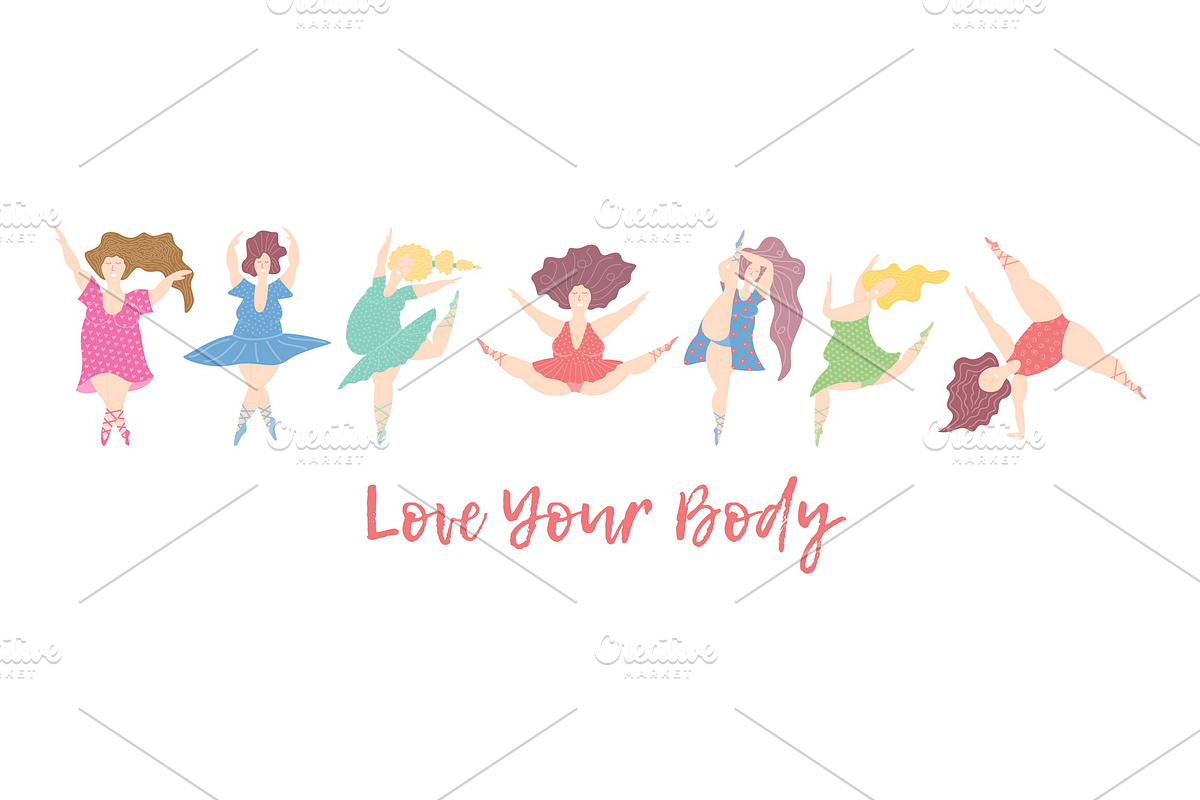 Body positive girls, an Object Graphic by IvanFet (Photo 6 of 17)