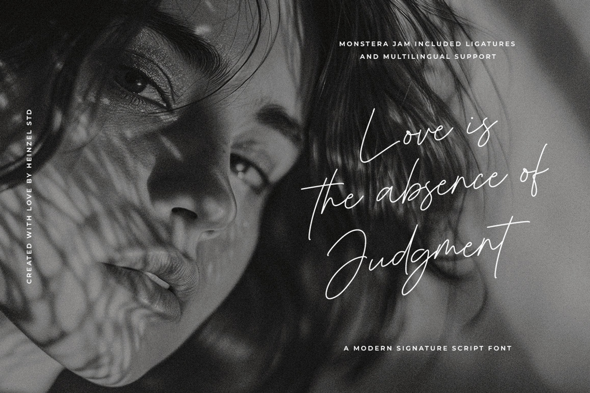 Monstera Jam Modern Signature Font, a Handwritten Font by Heinzel Std (Photo 13 of 19)