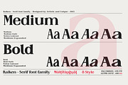 Raiken - Serif font family, a Serif Font by Artistic & Unique (Thumbnail 7 of 14)
