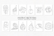 Festive Sketches & Color Palettes, a Palette Add-On by Liquid Amethyst Art (Thumbnail 3 of 11)
