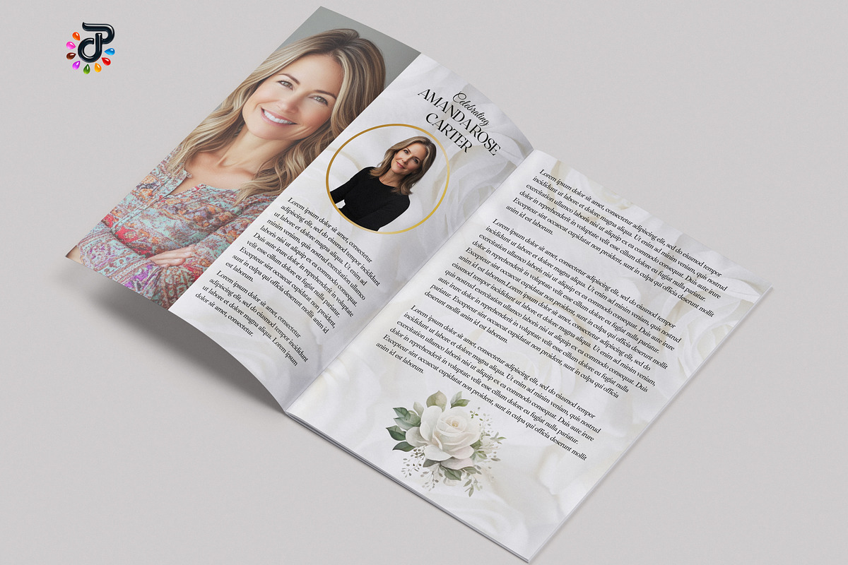 Elegant Canva Obituary Template, a Brochure Template by Protech Design ENT (Photo 6 of 9)