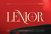 Lenior || Modern Classy Serif Font, a Serif Font by Ermedia Studio (Thumbnail 1 of 10)