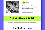 Creative Agency Landing Page Layout, an UI Kit Template by CreativeShaper (Thumbnail 3 of 5)