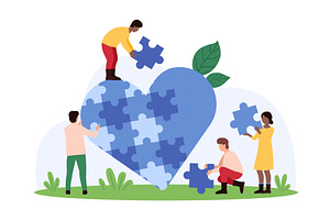 Charity project and sponsorship, non, a Person Illustration by Flashvector
