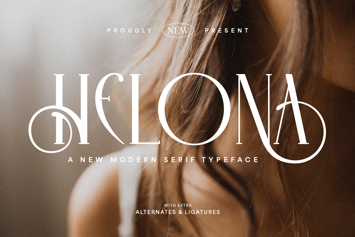 Helona - A New Modern Ligature Serif, a Serif Font by Almeera Std (Photo 1 of 10)