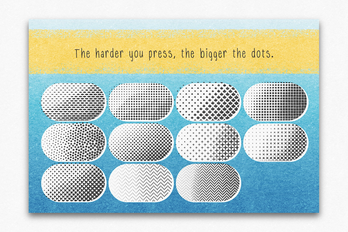 Radical Halftones for Procreate, a Brush Add-On by UPROOT (Photo 3 of 6)