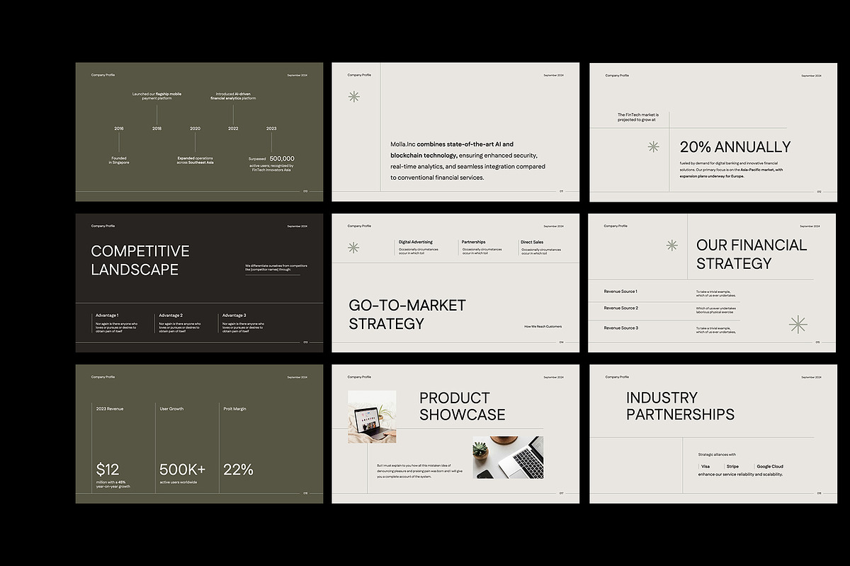 Pitch Deck Powerpoint Bundle Ver 1.0, a Presentation Template by Neermana (Photo 16 of 19)
