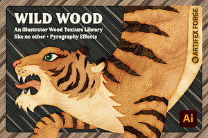 Wood Textures & Pyrography Effects