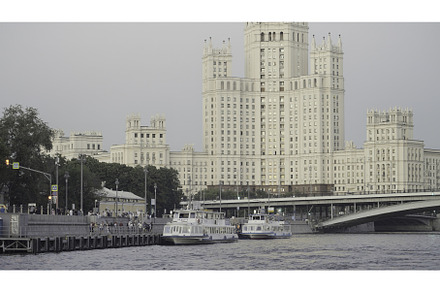 Beautiful city on background of MSU, an Architecture Photo by Media Whale Stock
