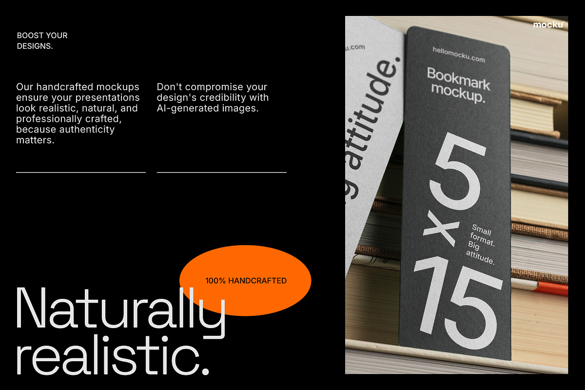 Bookmark Mockups Set, a Books & Magazine Mockup by Mocku (Photo 15 of 15)