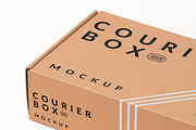 Courier Box Mockup, a Product Mockup by MockupCraft (Thumbnail 3 of 4)