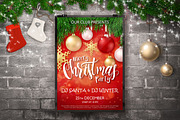 Christmas Posters with Lettering, a Flyer Template by catary art (Thumbnail 1 of 3)