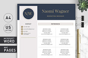 Resume Template / CV Template, a Resume Template by Klamp Studio (Thumbnail 5 of 9)