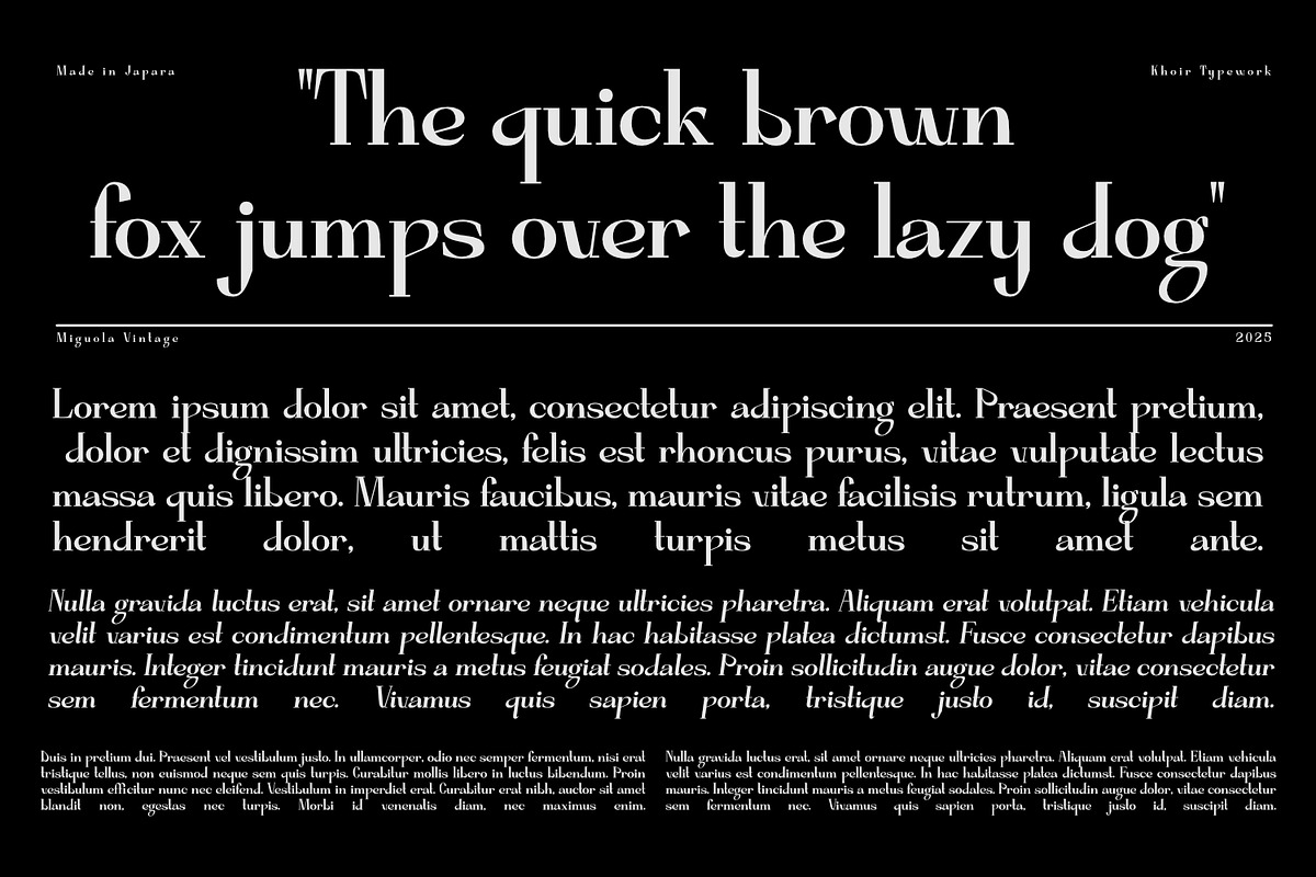 Miguola Serif Humanist, a Serif Font by Khoir (Photo 6 of 12)