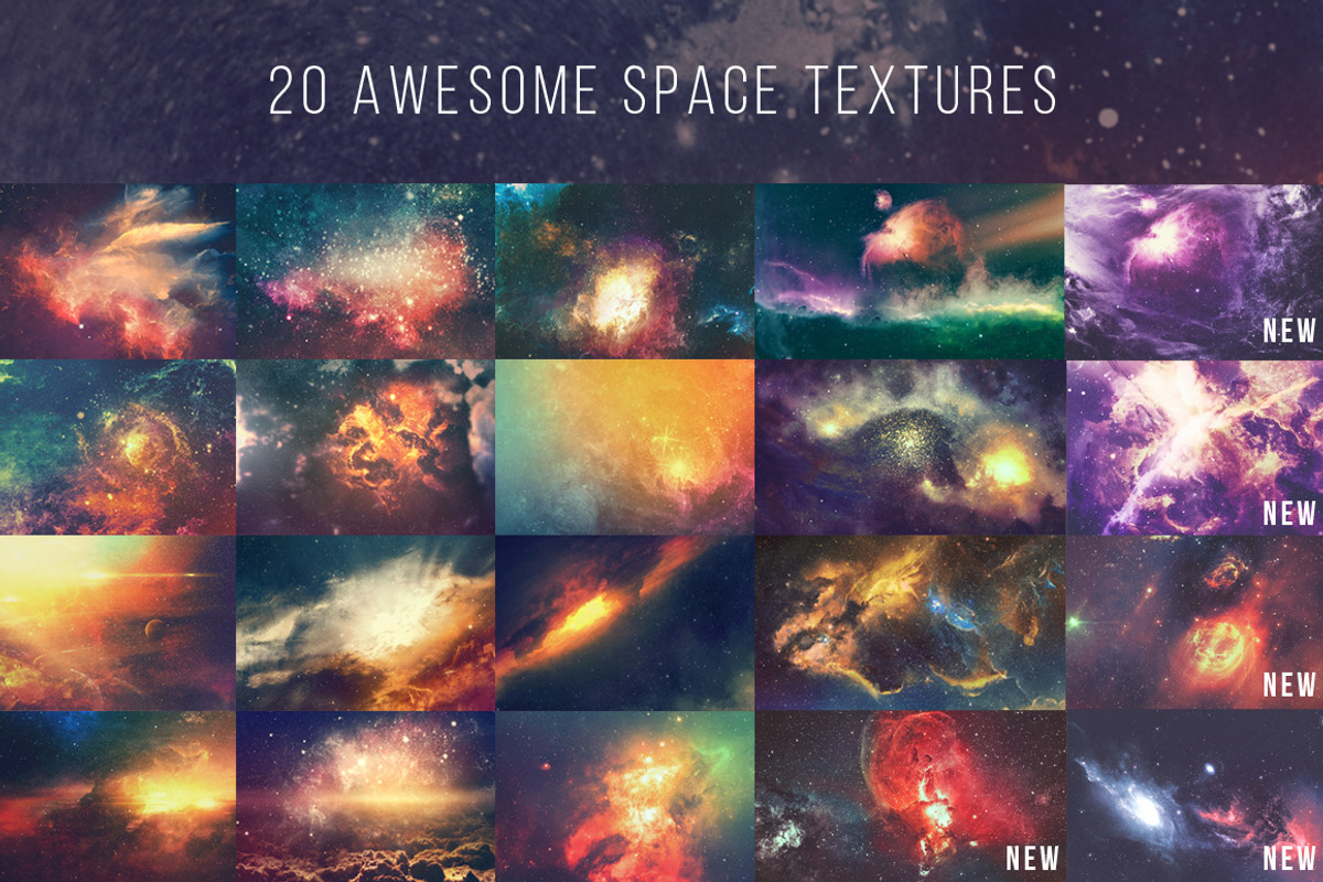 Space 4k – 20 dark space textures, a Texture Graphic by GOODESIGN Inc. (Photo 2 of 2)