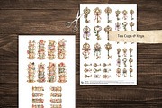 Alice in Wonderland Fussy Cuts, a Decorative Illustration by Print Haven Mochi Vintage (Thumbnail 4 of 7)