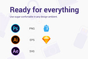 Sugar Icon Set, an Icon by Lhotse (Thumbnail 5 of 6)
