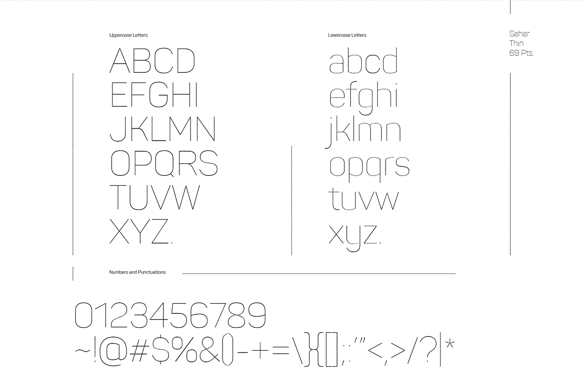Sahar - 18 Fonts Typeface, a Sans Serif Font by Lella7 (Photo 28 of 29)