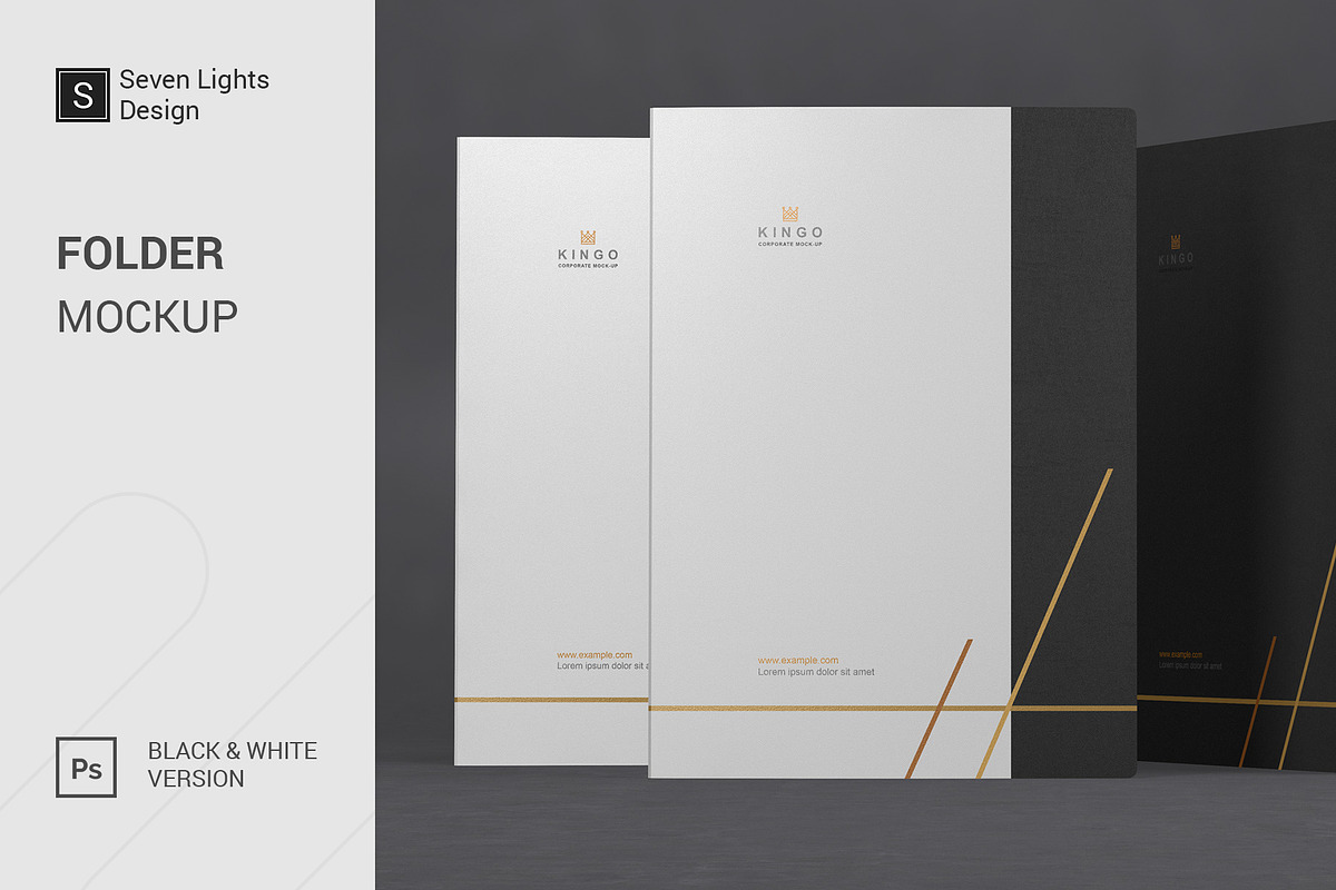 Folder Mockup, a Product Mockup by Seven Lights (Photo 1 of 5)
