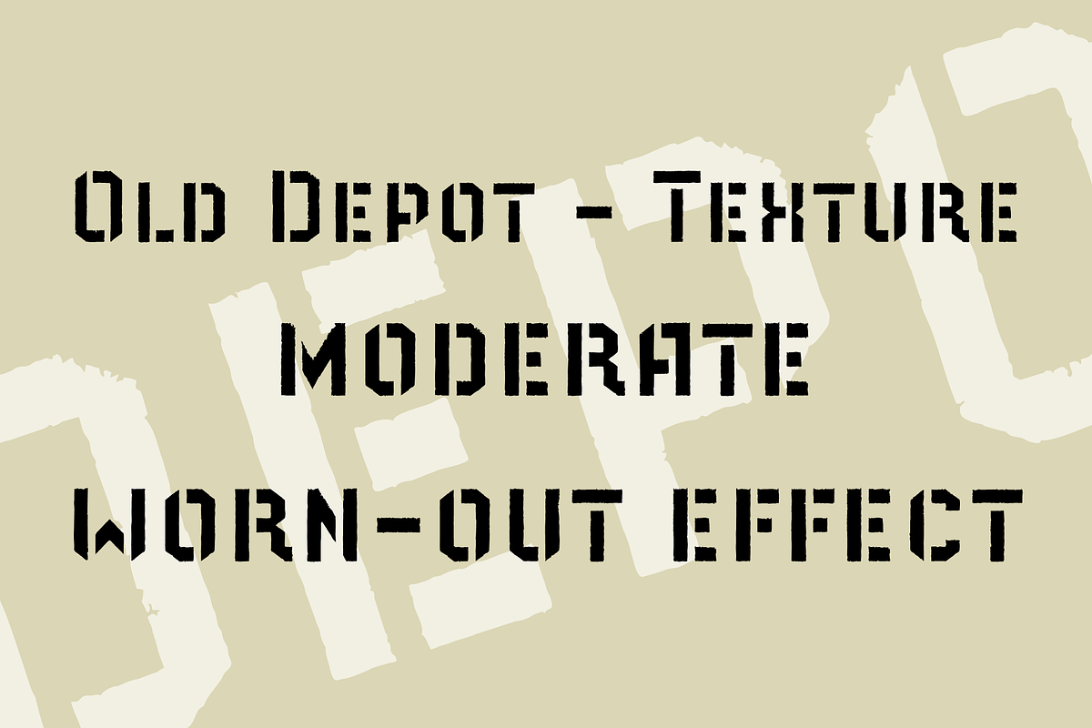 Old Depot, a Font by 2DTypo (Photo 3 of 8)