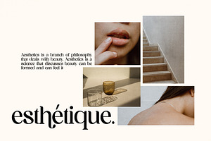 Esthetique Modern Serif Font LS