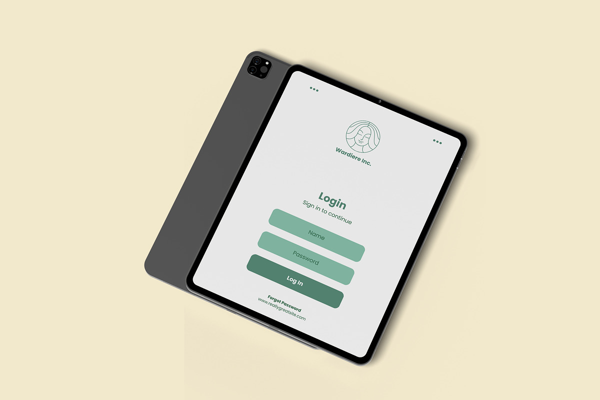 iPad Pro Mockup, an iPad Mockup by ulfatunnazira (Photo 4 of 5)