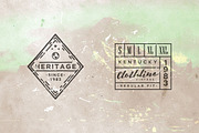 [vol. 2] 20 Minimal Retro Badges, a Branding & Logo Template by Roman Paslavsky (Thumbnail 8 of 8)