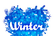 Winter abstract backgrounds., a Card Template by incomible (Thumbnail 2 of 4)