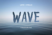 Wave, a Font by Malena (Thumbnail 1 of 6)