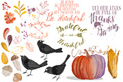 26 Watercolor Thanksgiving Graphics, an Illustration by Snark Heart (Thumbnail 2 of 6)