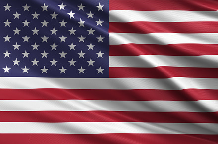 Waving Flag Mockup
