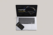Laptop and Iphone Mockup, a Wearable Device Mockup by Twins_studio926 (Thumbnail 4 of 5)