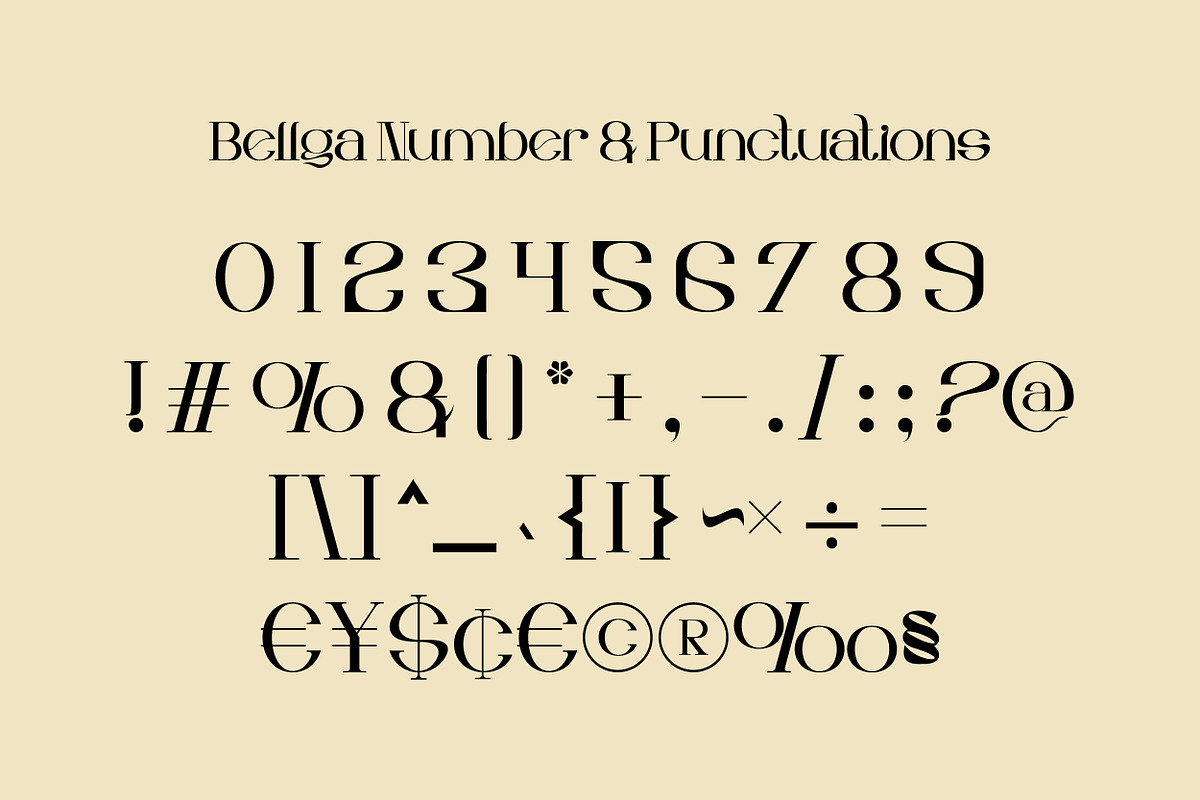 Bellga – Elegant Display Serif Font, a Serif Font by Koplexs Studio (Photo 12 of 12)