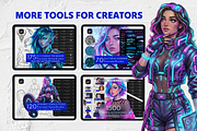 200 Mermaid Maker Procreate Stamps, a Brush Add-On by Selentaori Studio (Thumbnail 13 of 13)
