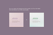 Grainy gradient Instagram templates, a Social Media Template by Elady (Thumbnail 9 of 11)