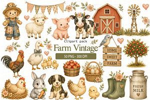 Farm Animals Clipart