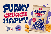 Groovy Waves - Retro Font, a Handwritten Font by figuree studio (Thumbnail 8 of 10)