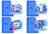 Company website vector Illustrations, a Work Illustration by Grivina's shop (Thumbnail 25 of 25)
